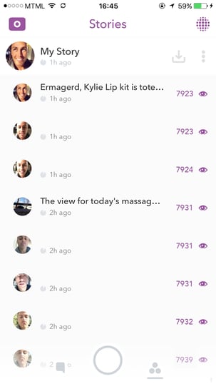 Snapchat Story View